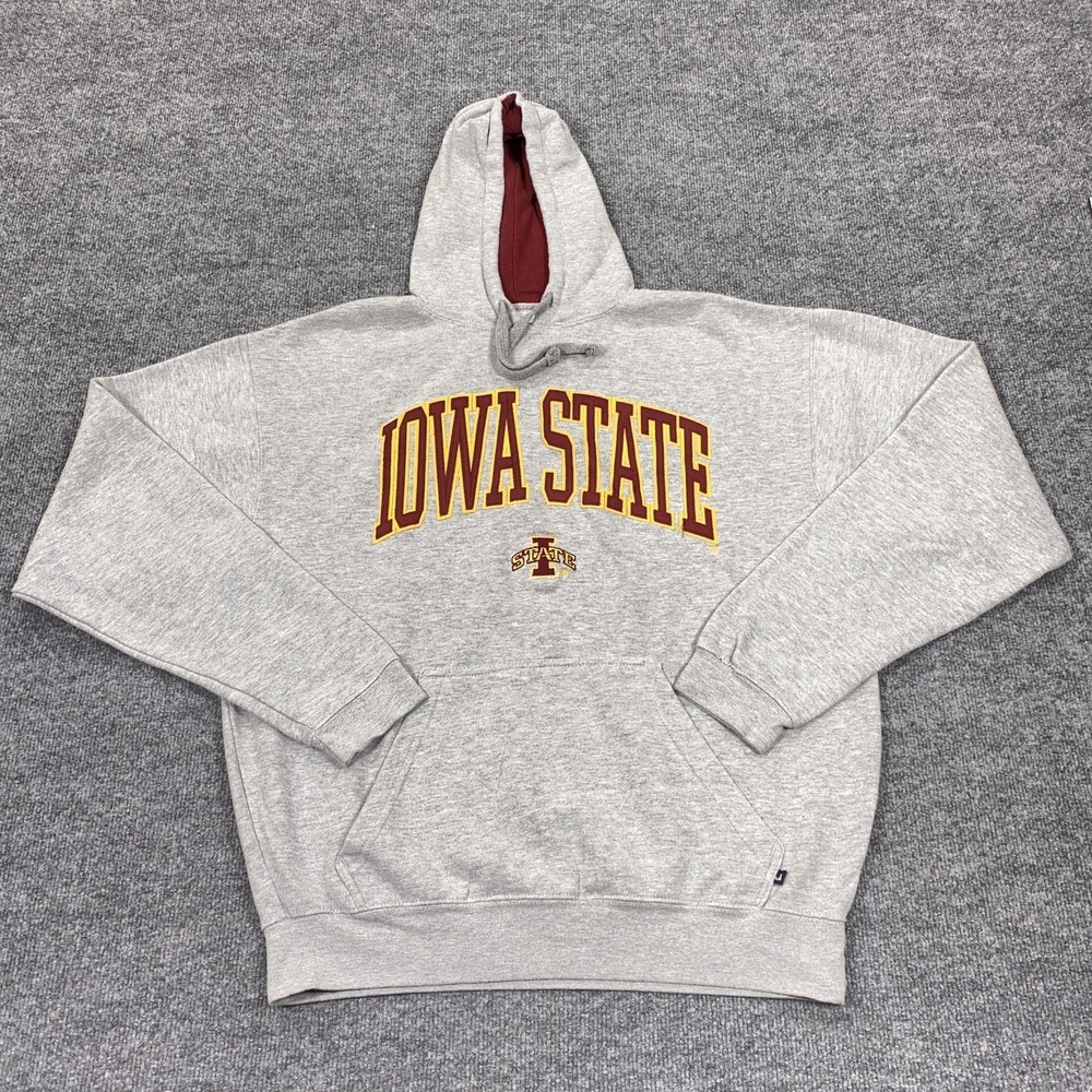 Iowa State Sweatshirt Mens XL Gray NCAA Football J. America Sportswear
